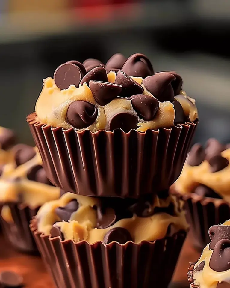 Chocolate Chip Cookie Dough Cups