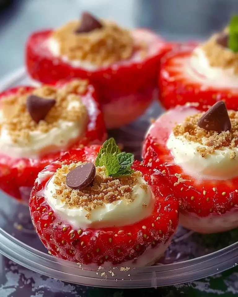 Cheesecake Deviled Strawberries
