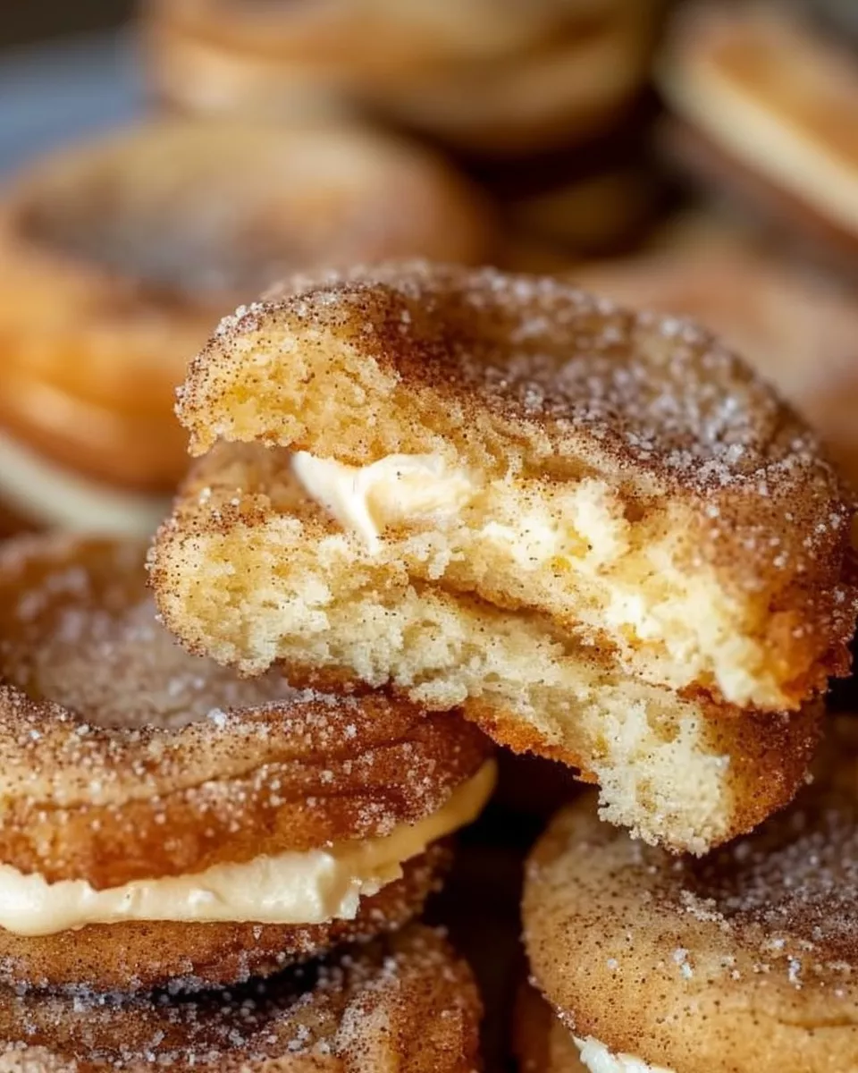 churro cheesecake cookies