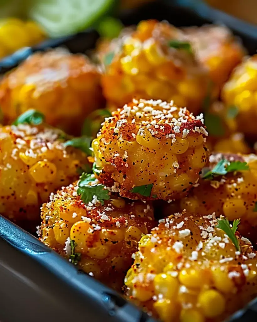 Spicy Mexican Corn Bites