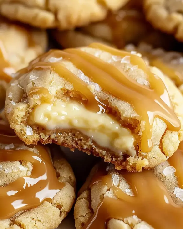 Caramel Cheesecake Cookies