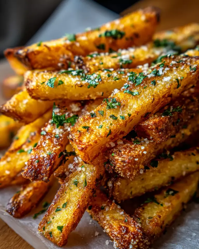 Crispy Garlic Parmesan Fries