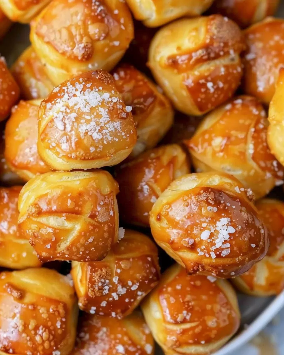 homemade soft pretzel bites