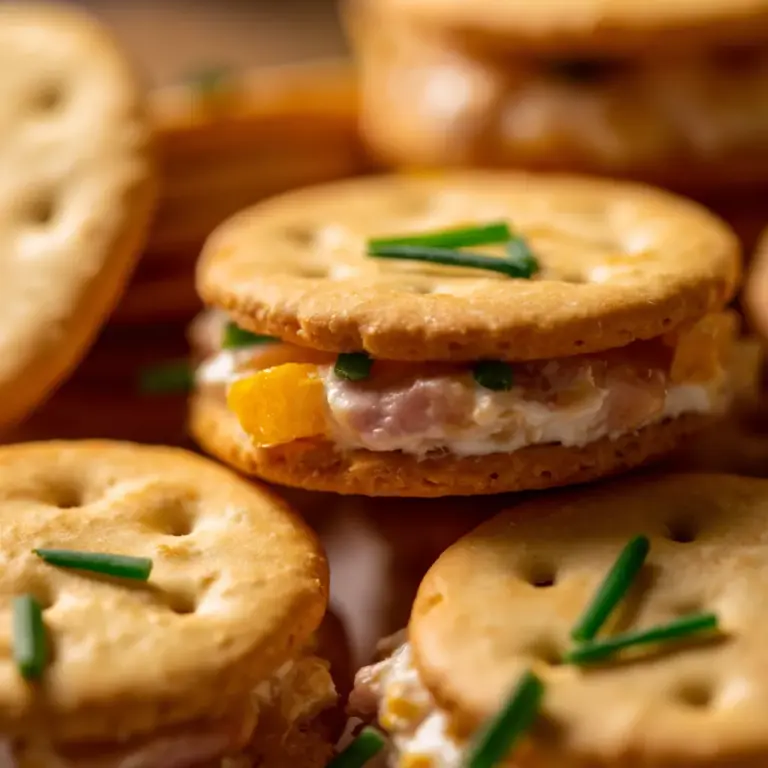 Ritz Cracker Party Sandwiches