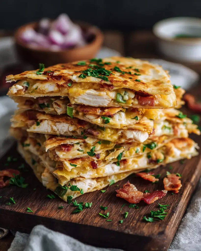 BBQ Bacon Chicken Quesadillas (25-Minutes)