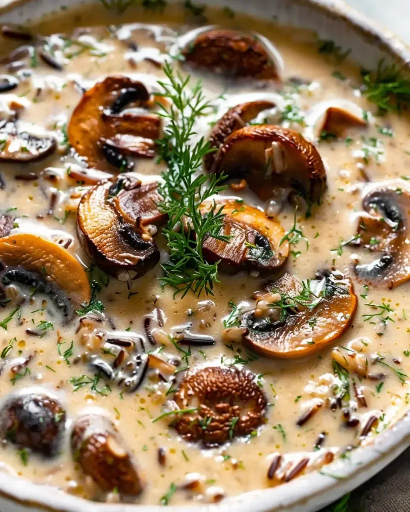 Wild Rice Mushroom Soup