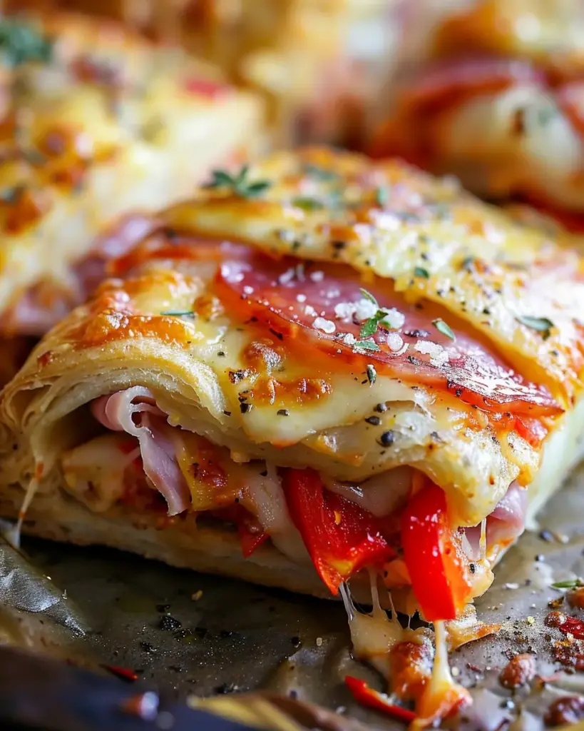 Italian Crescent Roll Sandwich Bake – Easy Party Favorite
