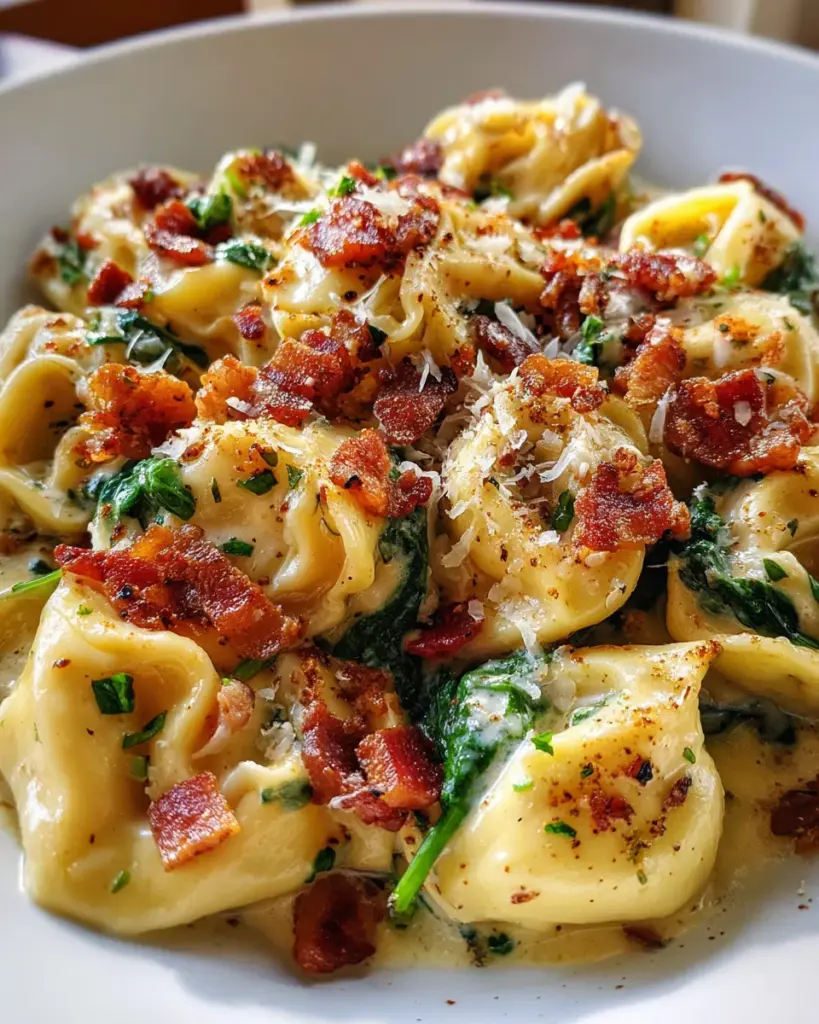 Indulgent Bacon Cream Cheese Tortellini Recipe to Wow You