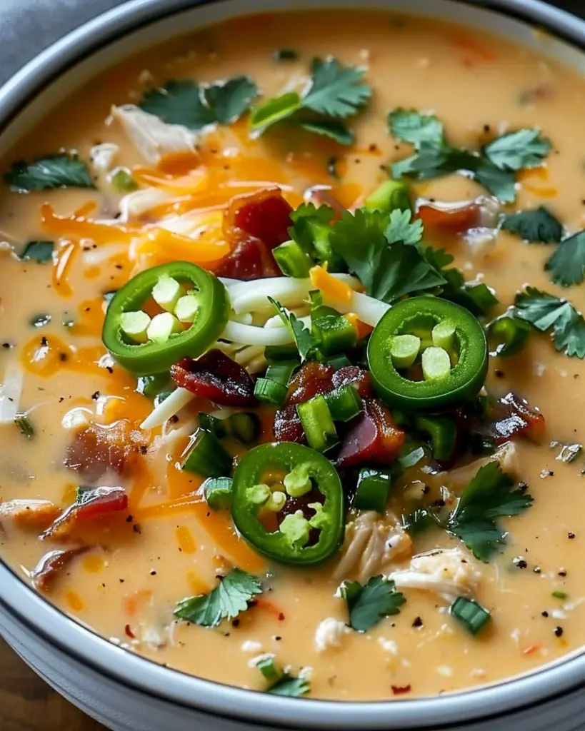 Spicy Jalapeño Popper Chicken Soup Recipe 2 D 2 8