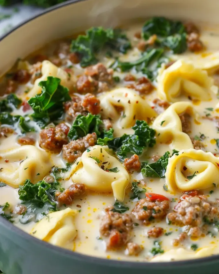 Sausage Tortellini Soup