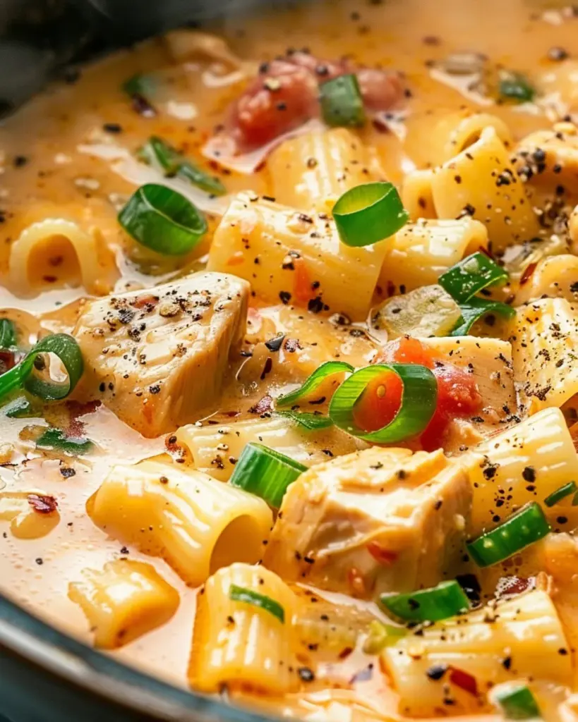 Creamy Cajun Chicken Pasta Soup