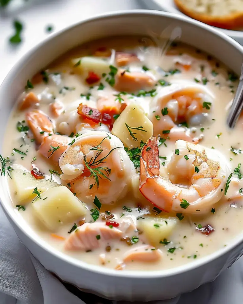 The Best Creamy Seafood Chowder