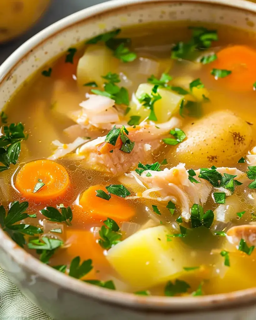 Creamy Vegetable Fish Soup