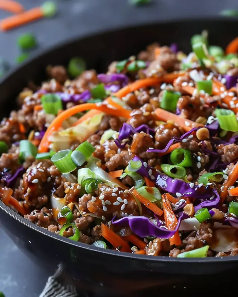 Egg Roll in a Bowl (One-Skillet, Keto)