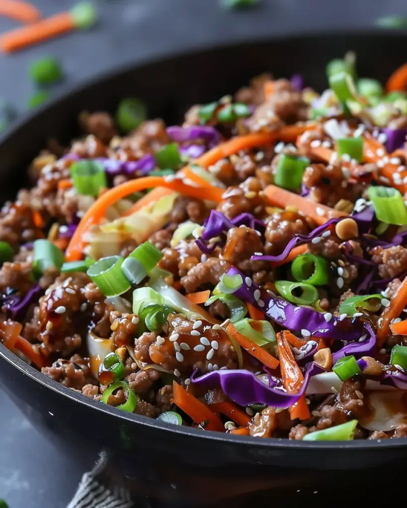 Egg Roll in a Bowl (One-Skillet, Keto)