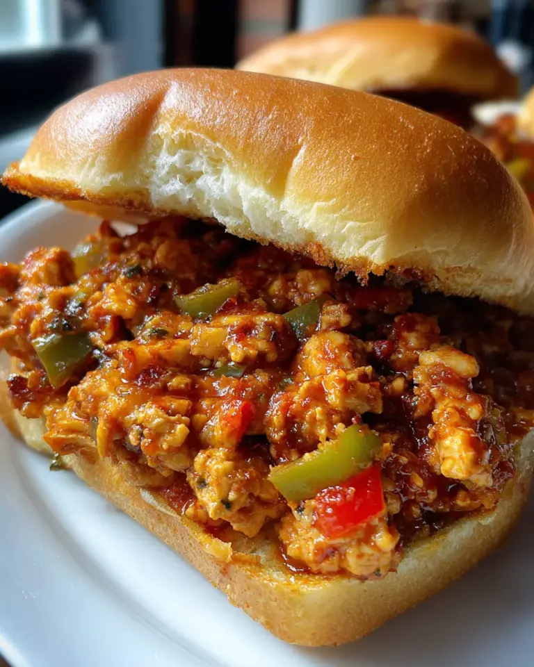 Cajun Chicken Sloppy Joes