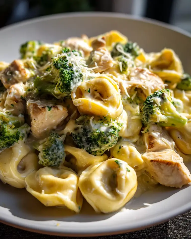 Cheesy Chicken Broccoli Tortellini