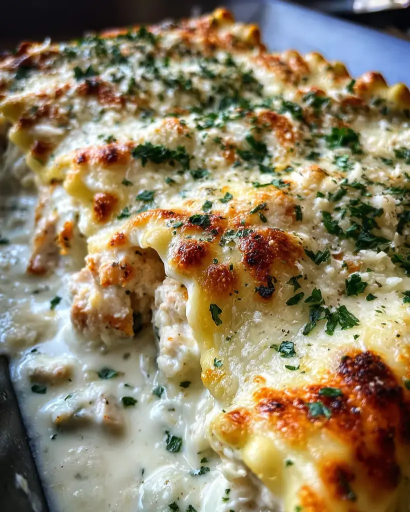Chicken Alfredo Lasagna Rolls 1 a 7