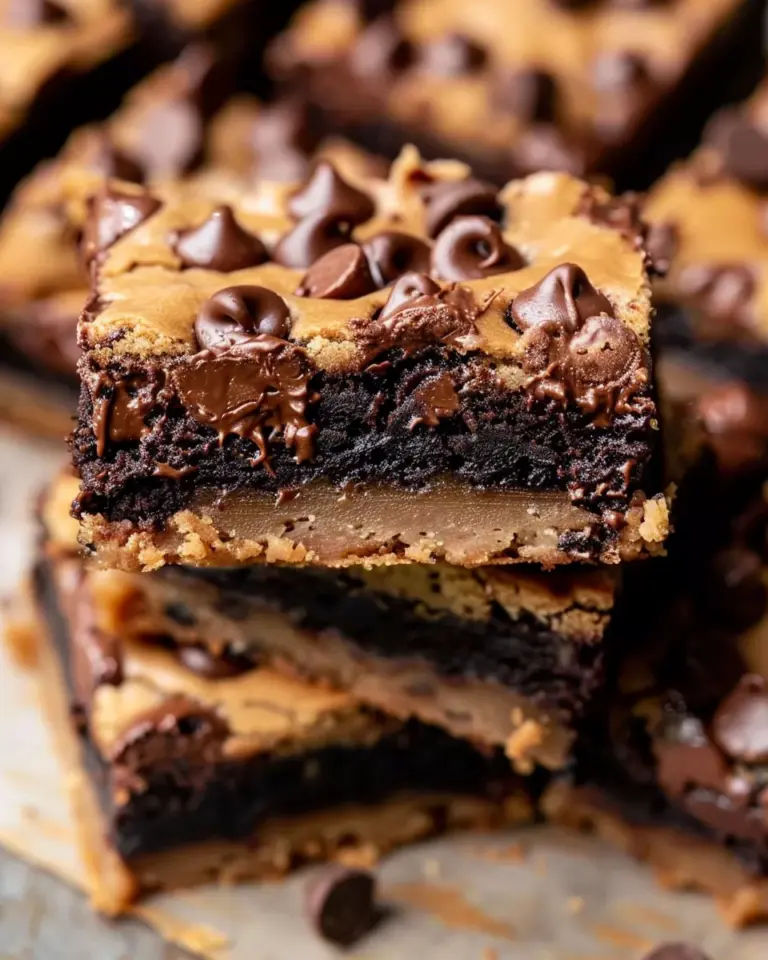 Cookie Dough Oreo Brownies