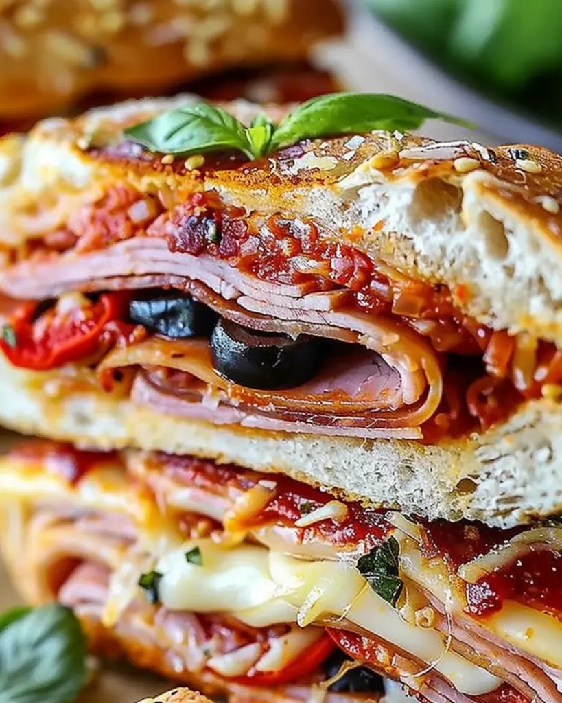 Baked Italian Grinder Sandwiches