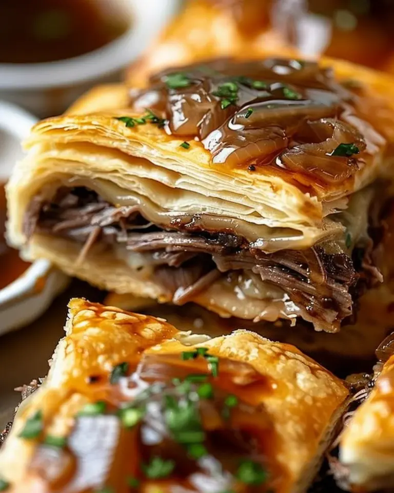French Dip Squares : perfect party apetizer