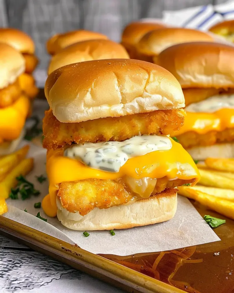 Filet-O-Fish Sliders (Fish Burger Sliders)