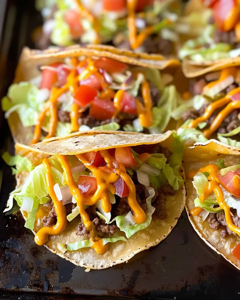 Smashed Cheeseburger Tacos