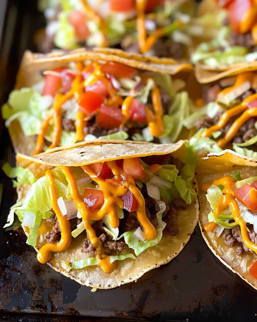 Smashed Cheeseburger Tacos