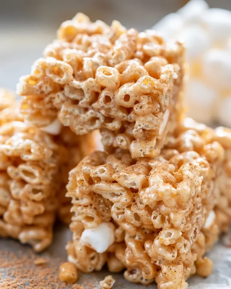 Churro Rice Krispie Treats