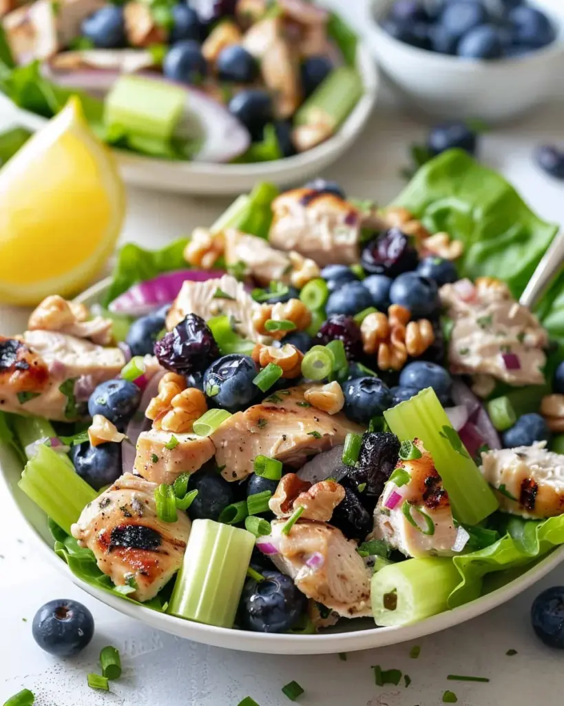 Blueberry Chicken Salad with Rosemary