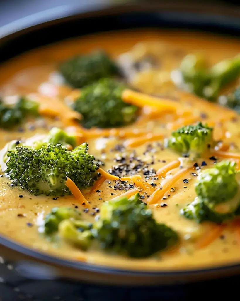 Crock Pot Broccoli Cheese Soup