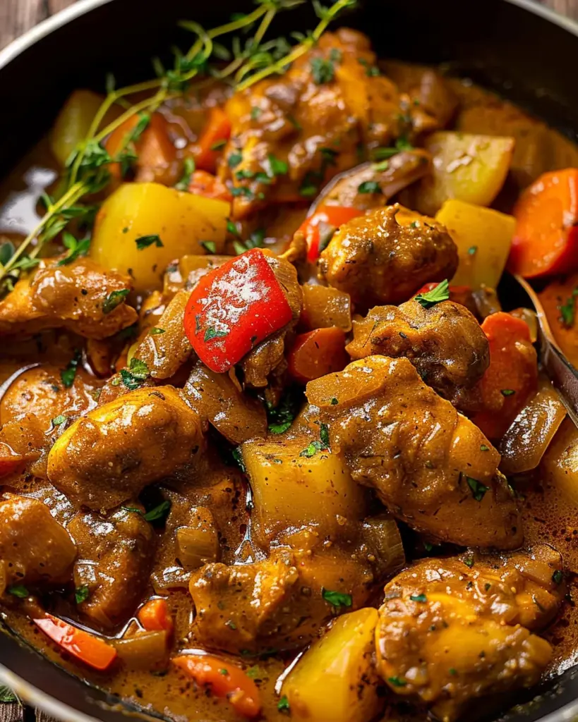 Authentic Jamaican Curry Chicken
