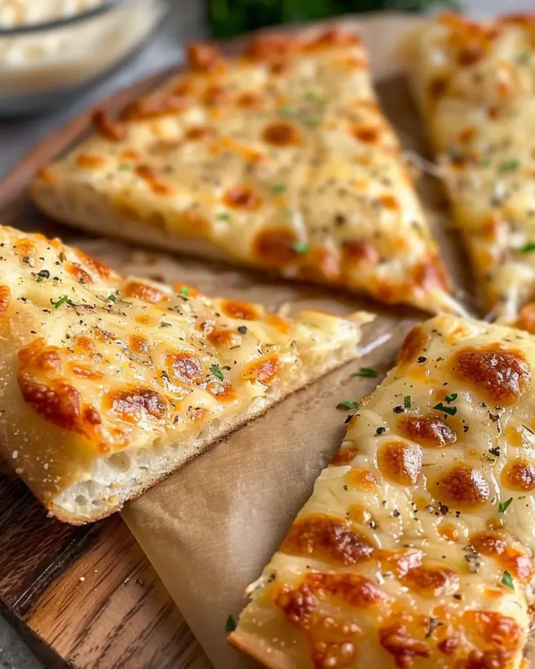 Air Fryer Cheesy Tortilla Garlic Bread