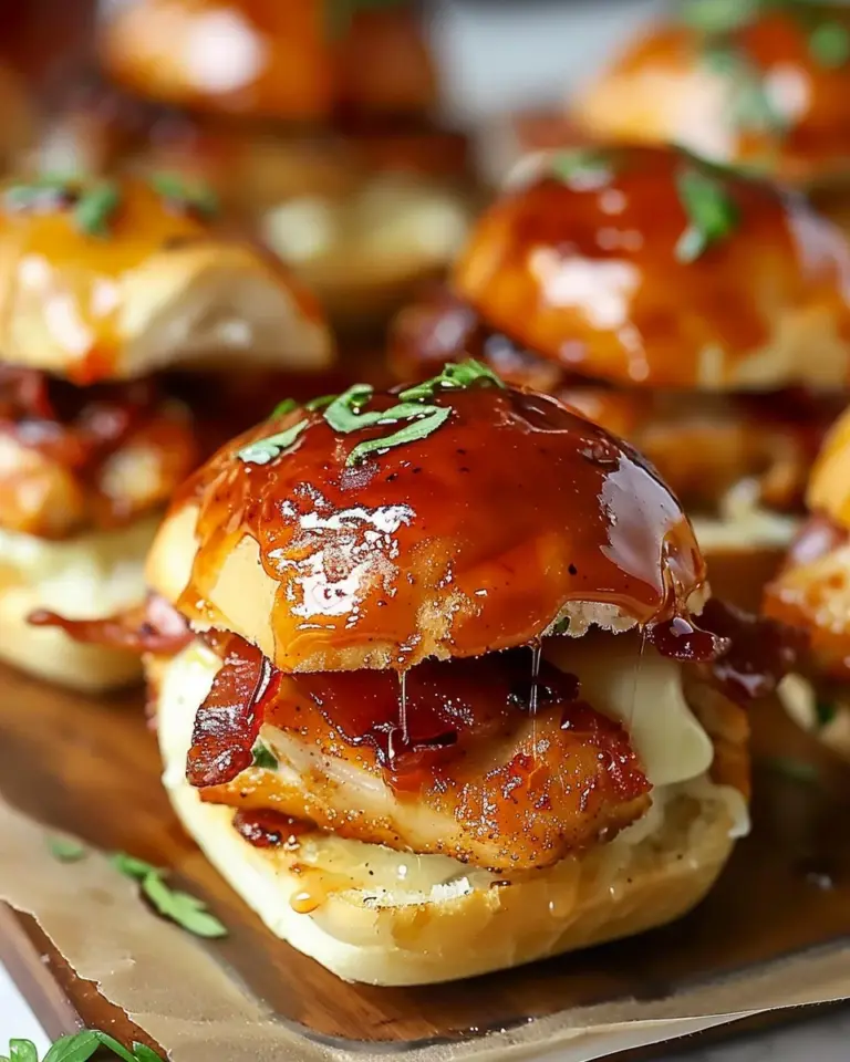 Maple Chicken Bacon Sliders: The Ultimate Recipe You’ll Love