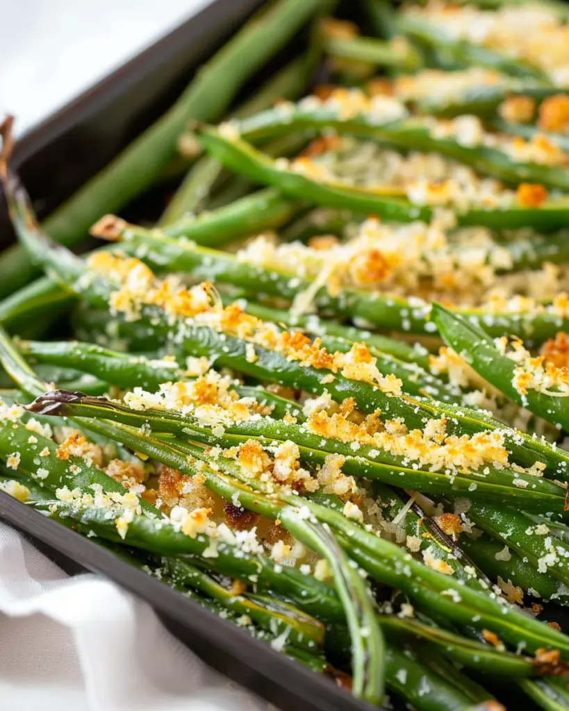 Roasted Parmesan Green Beans