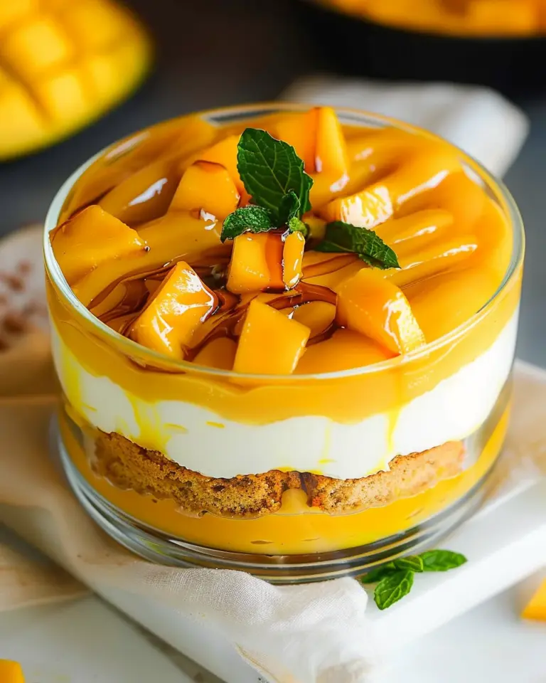 Mango Tiramisu (eggless, dairy-free)