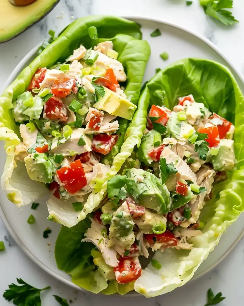Light & Tasty BLT Chicken Salad Lettuce Wraps – Alrightwithme