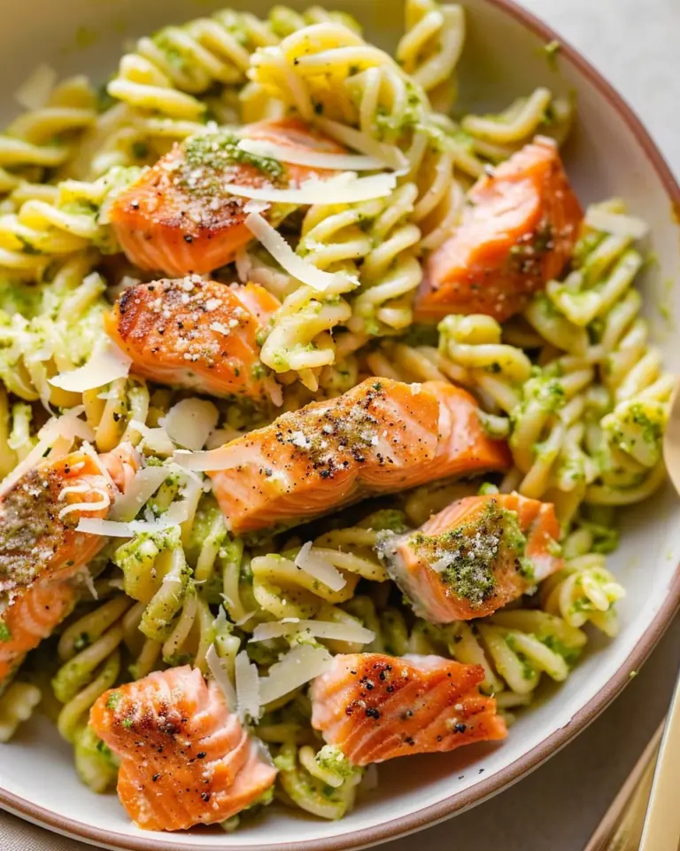 Salmon Pesto Pasta