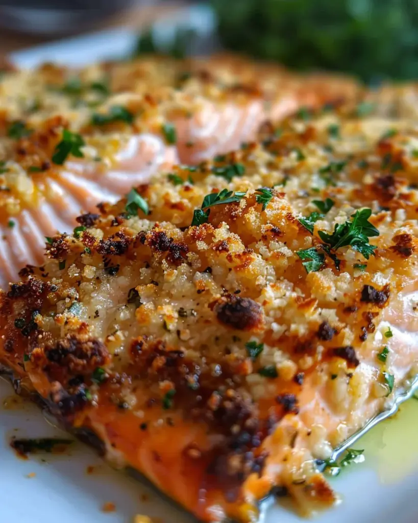 Crispy Parmesan Crusted Baked Salmon: 1 amazing dish