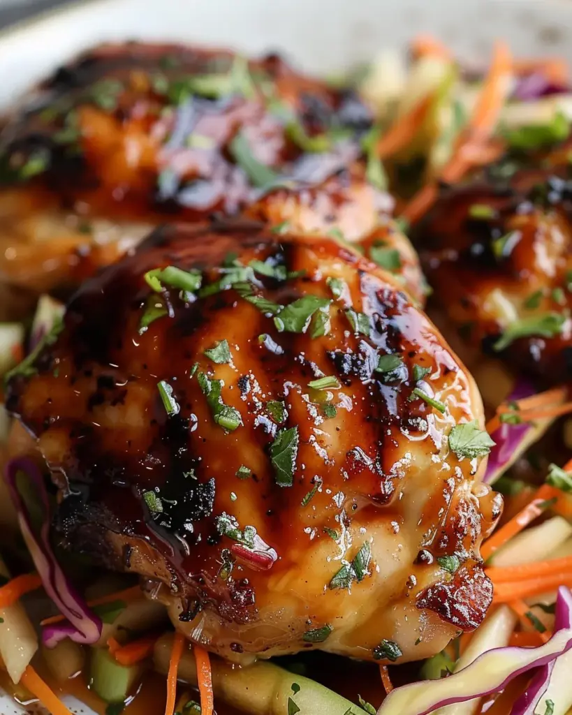 Sticky Apple Cider Chicken with Crisp Autumn Slaw 5 4 1 12