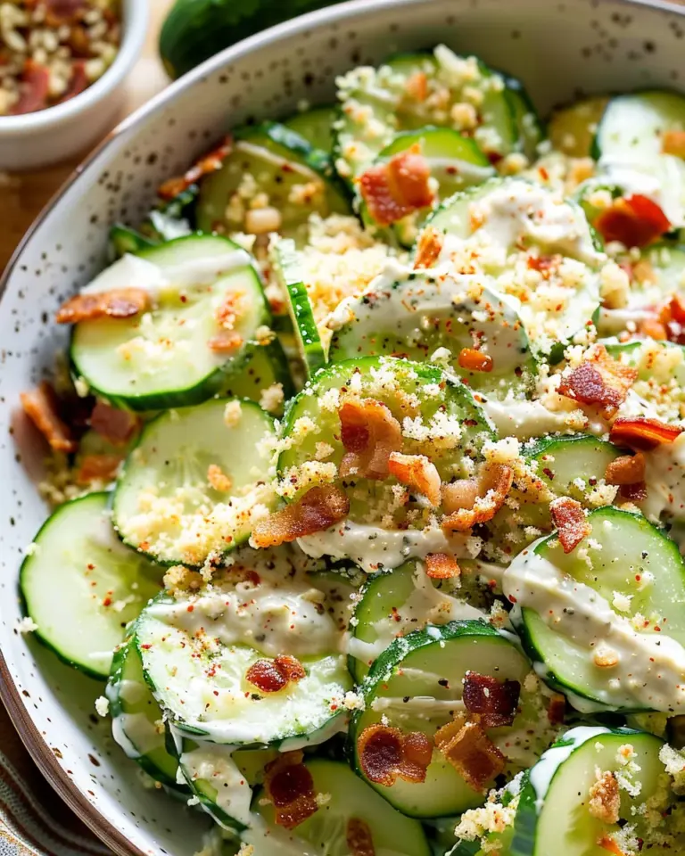Cucumber Caesar Salad