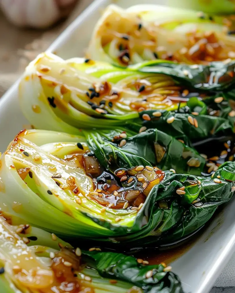 Baby Bok Choy with Soy Sauce and Garlic 5 5 1 1
