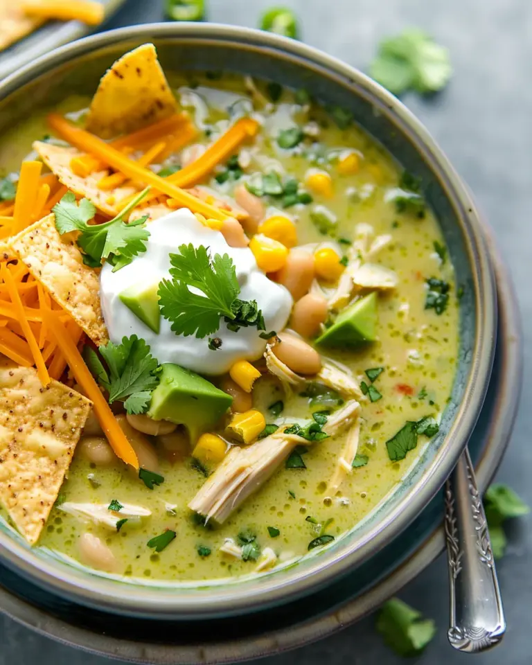 Green Enchilada Chicken Soup Recipe