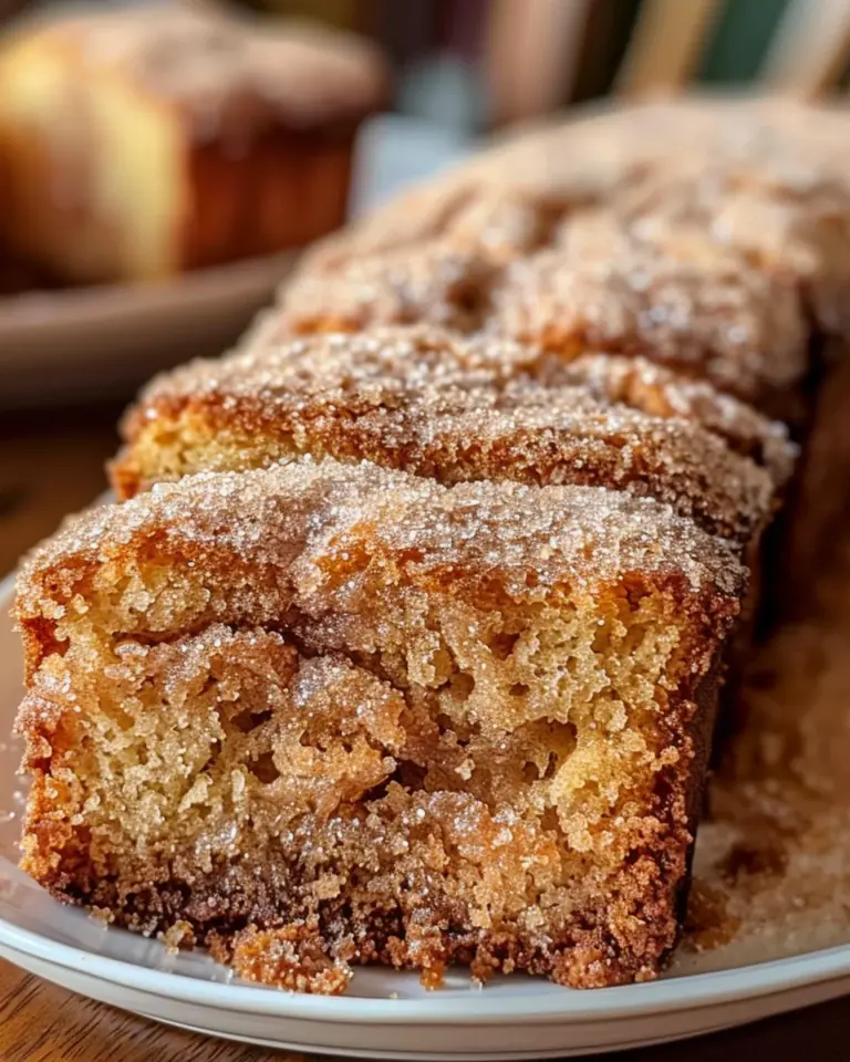 Spiced Apple Cider Donut Loaf