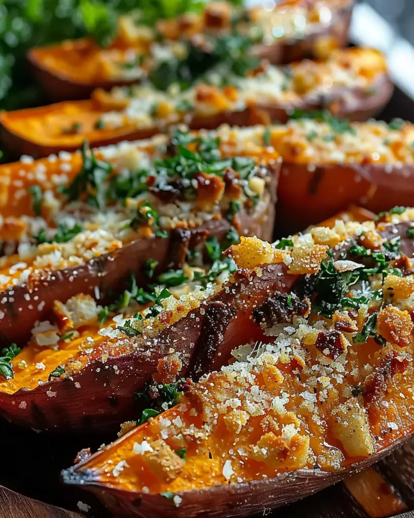 Garlic Parmesan Sweet Potato Wedges: A Delicious and Healthy Snack