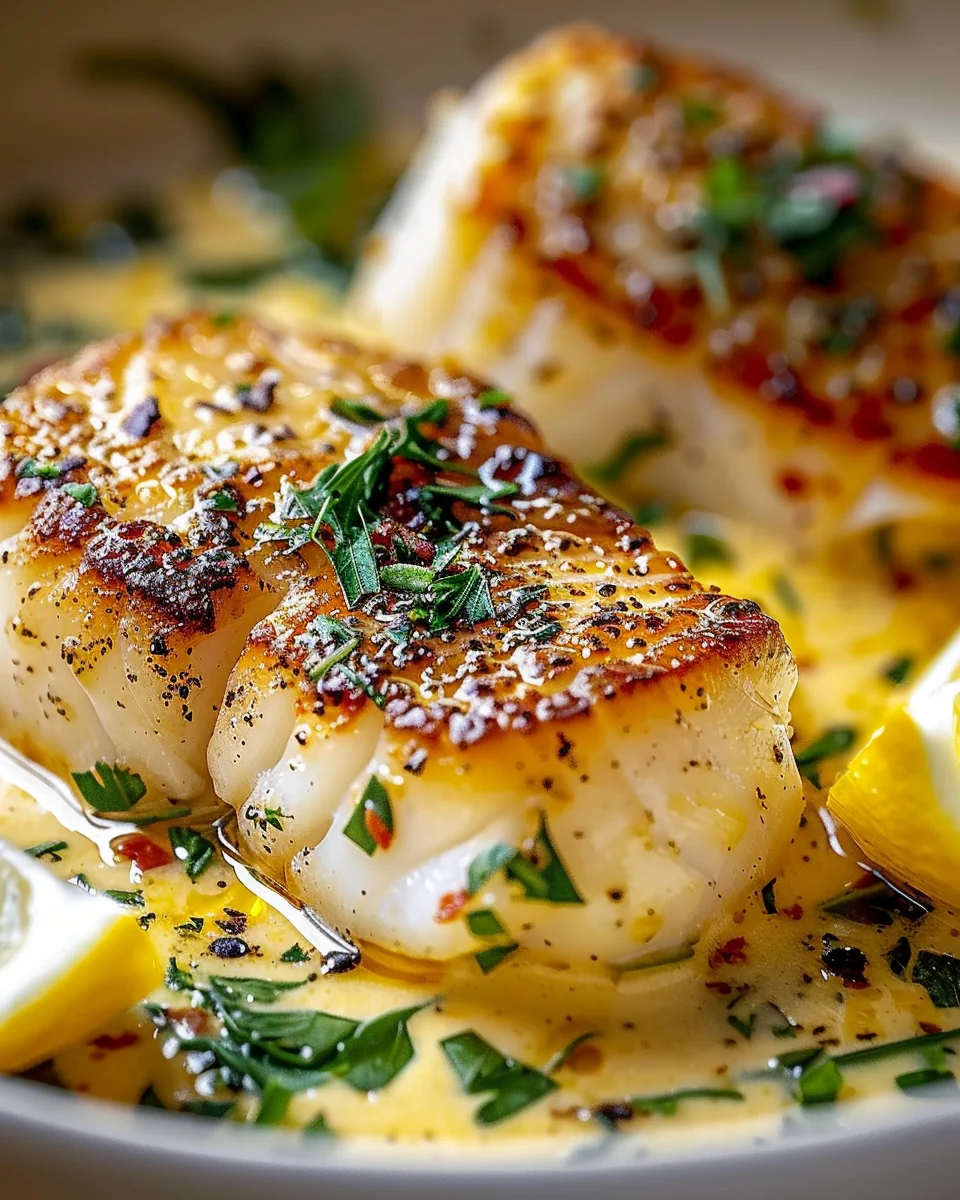 Pan-Seared Cod with Garlic Cream Sauce: An Amazing Ultimate Recipe