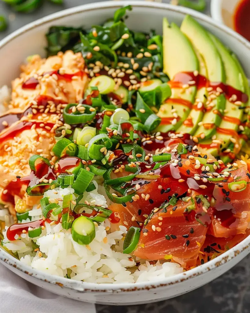 Canned Tuna Sushi Bowl
