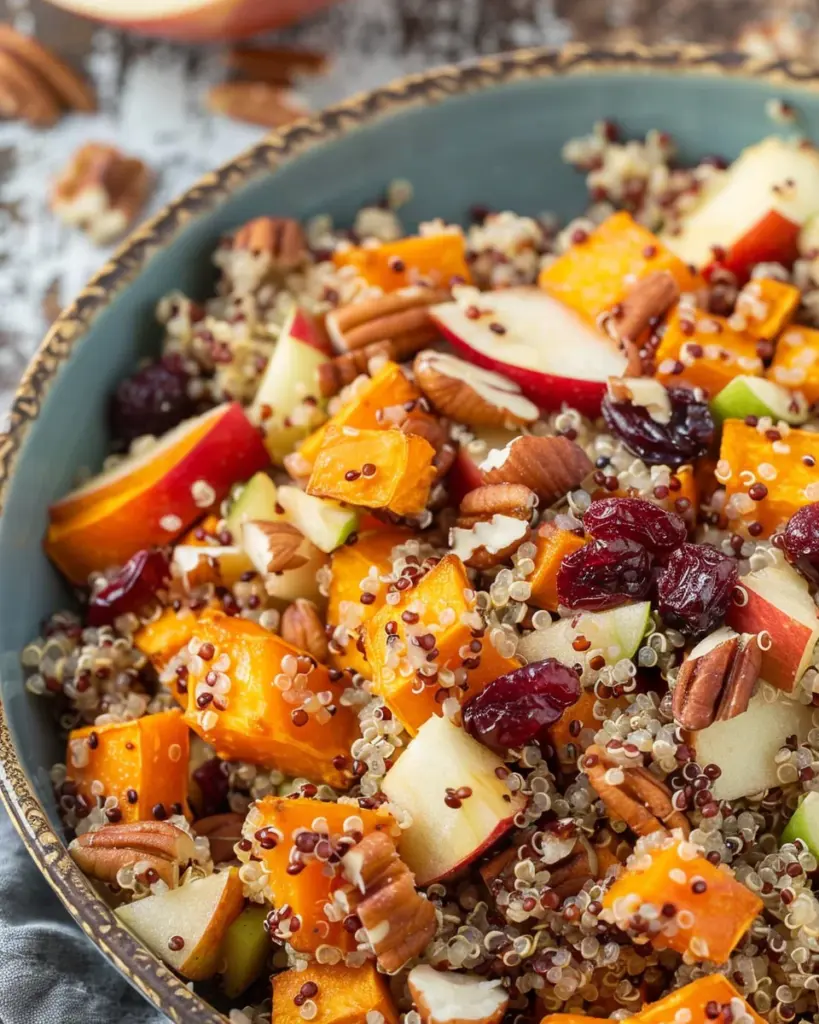 Apple Sweet Potato Quinoa Salad