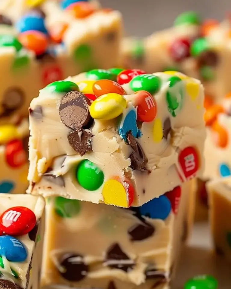 Monster Cookie Dough Fudge