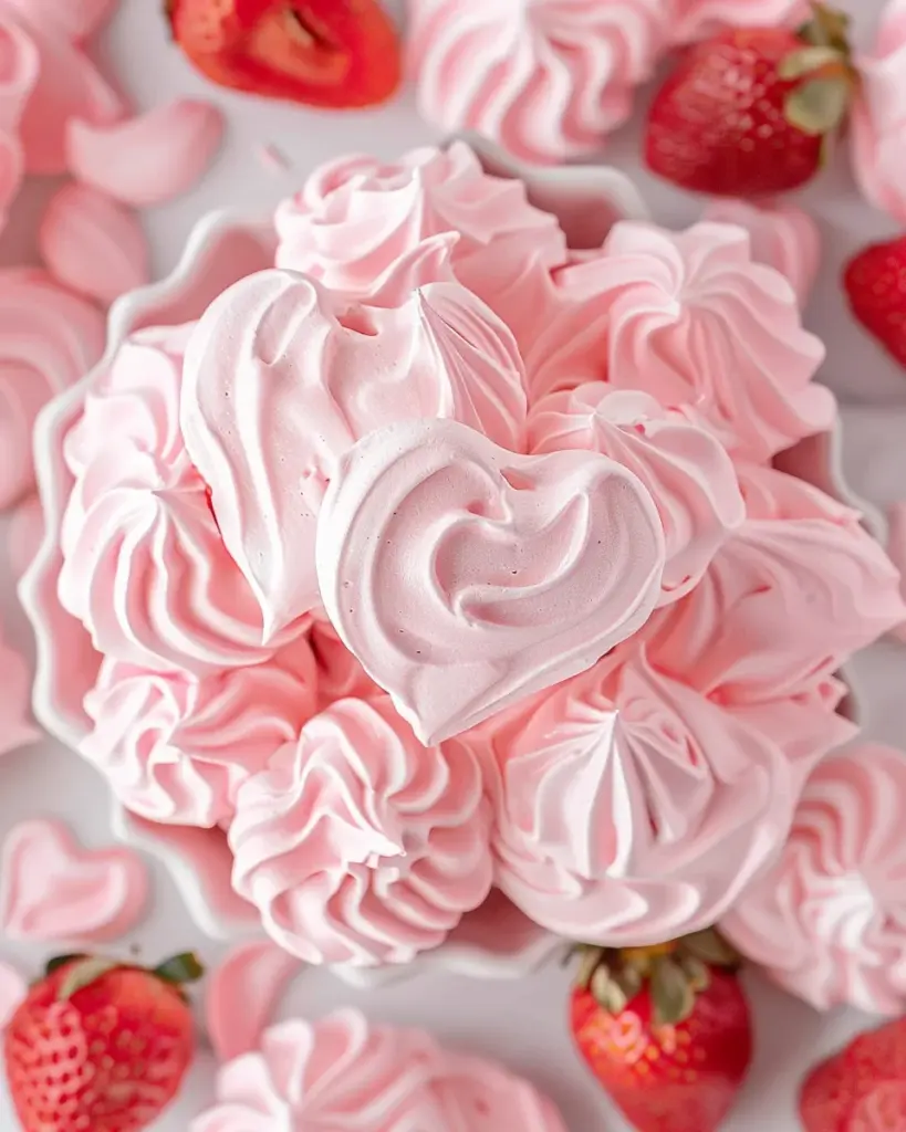 Strawberry Meringue cookies 5 1 1 21